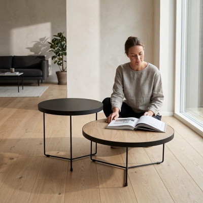 Ontwerp salontafels bijzettafels tafel koffietafel woonkamer 2-delig