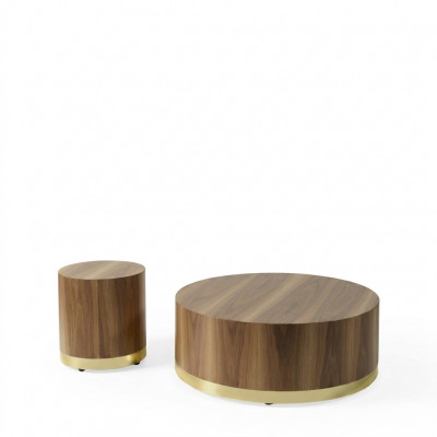 Salontafel Tafel Bijzettafel Woonkamertafel Houten Tafels Bijzettafel Rond