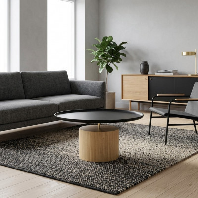 Salontafel Bijzettafel Tafels Houten Tafel Zwart Luxe Meubelen Hout Nieuw