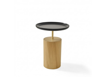 Bijzettafel Tafel Hout Bijzettafel Designmeubelen Zwart Ronde Tafel