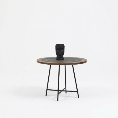 Salontafel Ontwerp Hout Rond Bruin Bijzettafel Woonkamer Tafels Nieuw