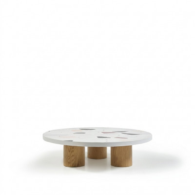 Salontafel luxe design wit houten tafel koffie bijzettafel woonkamer nieuw