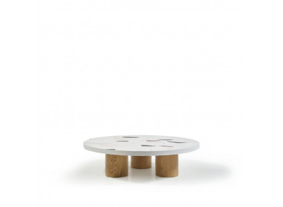 Salontafel luxe design wit houten tafel koffie bijzettafel woonkamer nieuw