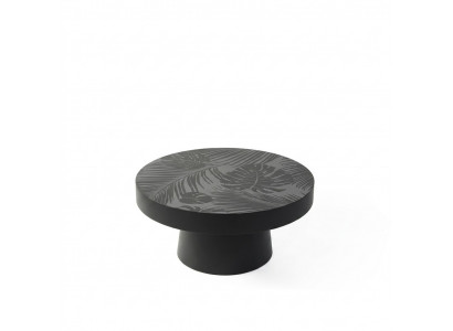 Tafel Salontafel Rond Bijzettafel Koffietafel Zwart
