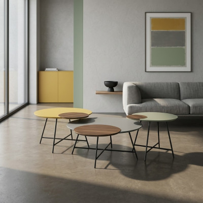 Exclusieve design salontafel set van een Europese meubelfabrikant