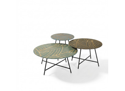Stel van 3 salontafels koffietafel ontwerptafels woonkamertafels rond