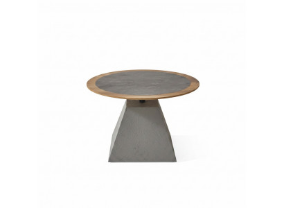 Salontafel Hout Rond Bijzettafel Ontwerp Zilver Tafel Meubels Woonkamer