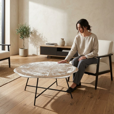 Salontafel Tafel Bijzettafel Woonkamertafel Houten Tafel Bijzet Nieuw