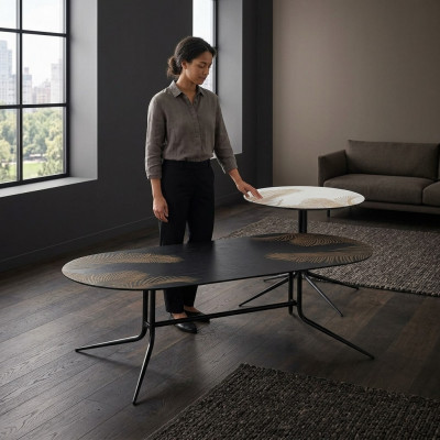 Woonkamer salontafel bijzettafel design salontafels tafels luxe