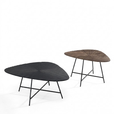 Salontafel Hout Bijzettafel Koffietafel Designer Woonkamertafel 2-delig.