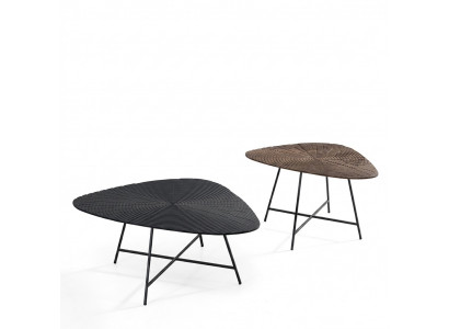 Salontafel Hout Bijzettafel Koffietafel Designer Woonkamertafel 2-delig.