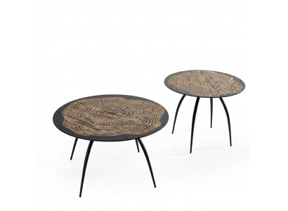 Luxe design salontafels zwart Ronde tafels Woonkamer Bijzettafel