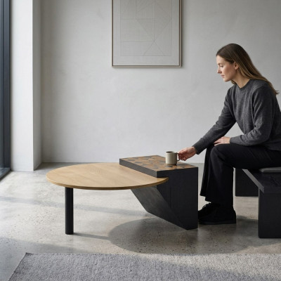 Salontafel Hout Woonkamertafel Meubels Ontwerp Tafel Luxe Inrichting