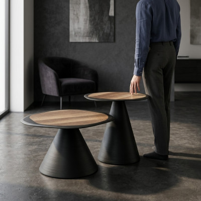 Bijzettafel Tafels Ontwerper Bijzettafel Salontafel Set 2-delig.