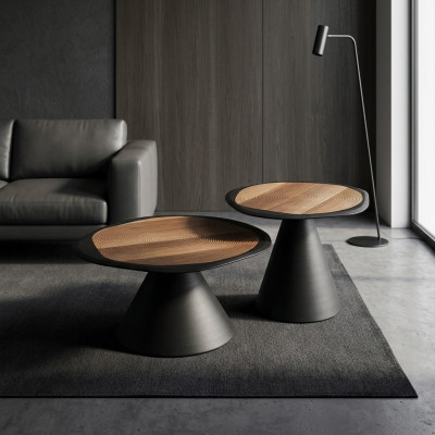 Bijzettafel Tafels Ontwerper Bijzettafel Salontafel Set 2-delig.