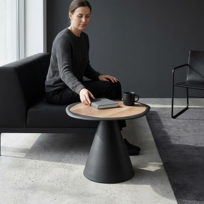 Ontwerper salontafel Bijzettafel Woonkamer Zwart Tafel Meubels Rond