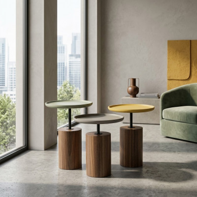 Ontwerp salontafels koffietafels Ronde tafel Houten tafels Woonkamer Nieuw