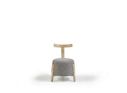 Moderne fauteuil stoel 1x eetkamer lounge zitkamer gestoffeerde stoel textiel nieuw.