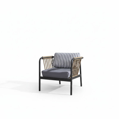 Fauteuil Ontwerp Zits Luxe Grijs Textiel Zits Luxe Gestoffeerde Meubels Ontwerp