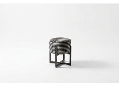 Ronde kruk Ontwerper Moderne kruk Voetenbankje Bijzettafel Krukje met bekleding