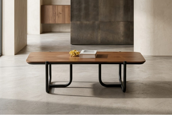 Salontafel Woonkamer Ontwerp Tafel Bijzettafels Meubels Bruin Tafels Hout