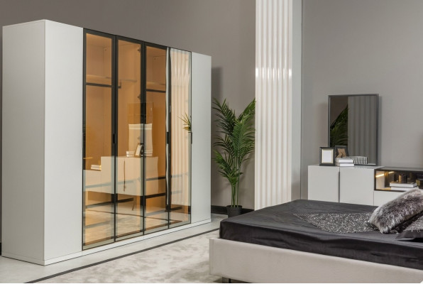 Kledingkast meubels kast Italiaanse stijl luxe slaapkamerkasten