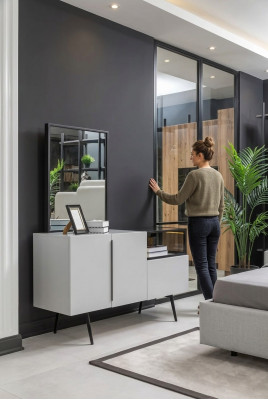 Voortreffelijke minimalistische ladekast voor de slaapkamer in moderne stijl