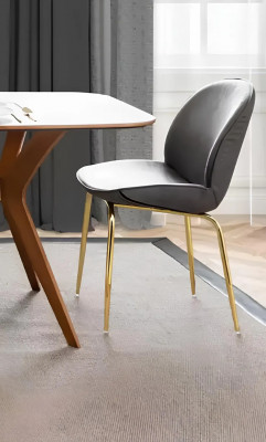 Italiaanse stijl Eettafel 4x Stoelen Houten Tafel Eetset Modern Design 5-delig