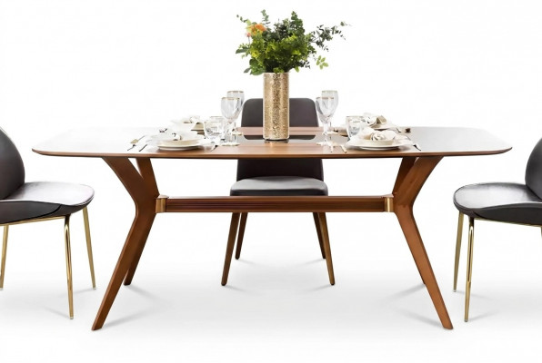 Eettafel design meubels eetkamertafel luxe Italiaanse stijl houten tafels