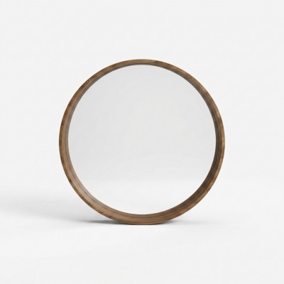 Spiegel Klassieke houten wandspiegel Spiegel Ontwerp Bruin Woonkamer Nieuw