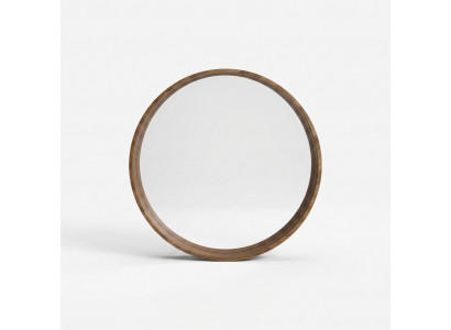 Spiegel Klassieke houten wandspiegel Spiegel Ontwerp Bruin Woonkamer Nieuw