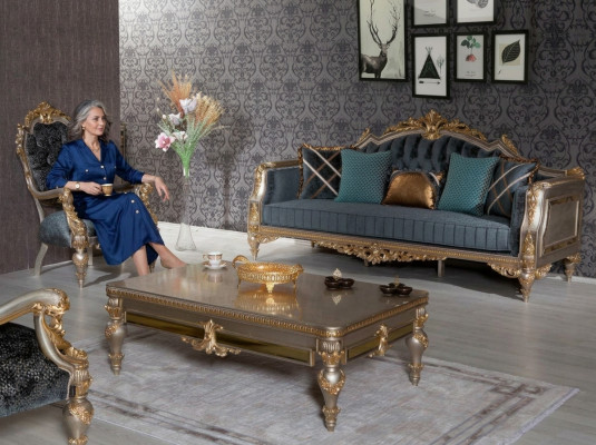 Sofa set 3+1 zitbank zitkussen salontafel 3-delige set meubels