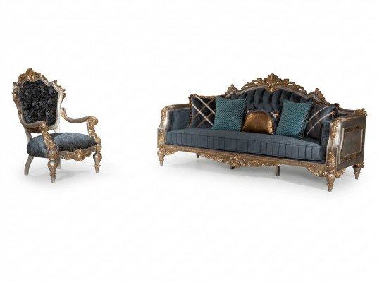 Sofa set 3+1 zitbank zitkussen salontafel 3-delige set meubels