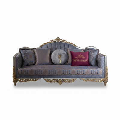 Ontwerp Bank 3 zits Bekleding Luxe Klassieke Stoffen Bankstellen Chesterfield