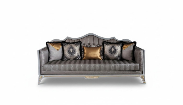 Bankstel 3 zits Banken Banken Driepersoons Textiel Luxe Bank Bekleding Barok