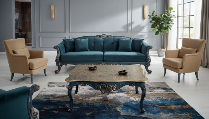 Koffietafel bijzettafels woonkamer luxe salontafel ontwerp hout