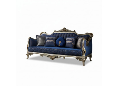 Exquise klassieke sofa voor de woonkamer met gouden patronen