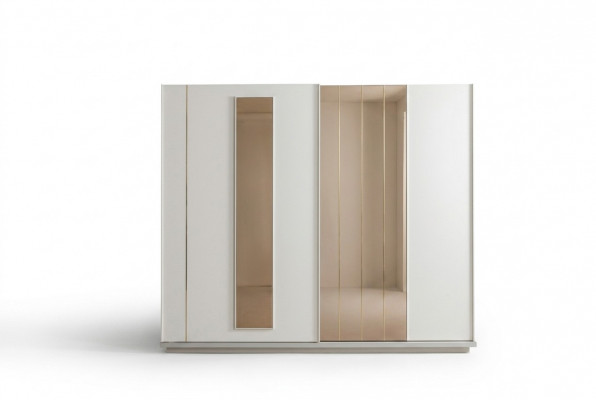 Kast Luxe Kasten Kledingkast Hout Meubels Slaapkamer 250cm
