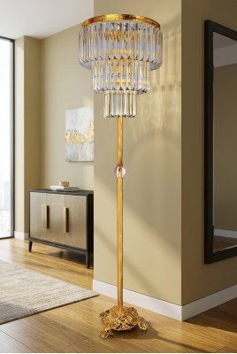 Vloerlamp Lampen Goud Meubels Lamp Staand Woonkamer Nieuw Modern