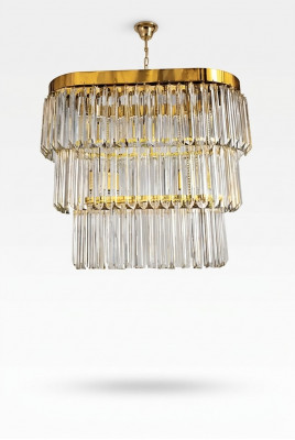 Kroonluchter Messing Plafondlampen Woonkamer Ontwerp Luxe Modern