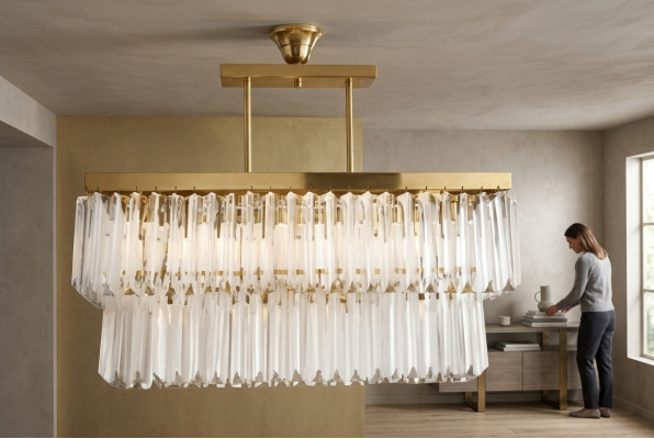 Kroonluchter Modern Plafond Designer Luxe Nieuw Woonkamer Messing