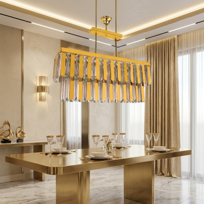 Kroonluchter Plafondlamp Designer Lamp Verlichting Woonkamer Goud