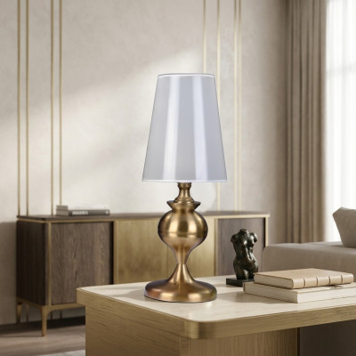 Tafellamp wit Luxe meubels Koloniale stijl Moderne nieuwe woonkamer