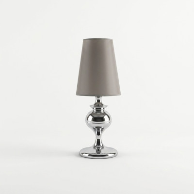 Tafellamp leeslamp licht nachtlamp grijs metaal woonkamer