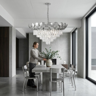 Kroonluchter plafondlamp plafondverlichting lamp verlichting woonkamer armatuur