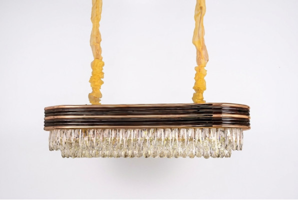 Kroonluchter Kristal Kroonluchter Plafondlamp Hanglamp Lamp Goud