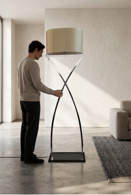 Staande lamp woonkamer Vloerlamp van metaal nieuw Slaapkamer