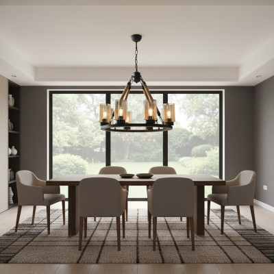 Plafondlamp Moderne Hanglamp nieuw Kandelaar Lamp Licht Zwart