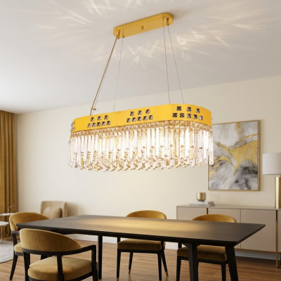 Kroonluchter Oude Antieke Kristallen Kroonluchter Nieuwe Luxe Goud