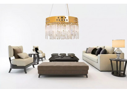 Mooie BrassCrystal kroonluchter nieuw Luster Woonkamer Luxe goud.